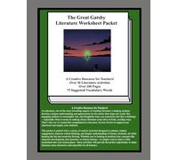 The Great Gatsby Literature Worksheet Packet: A Creative Resource for Teachers!