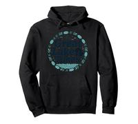 The Great Lake Times: Coastal Nostalgia Pullover Hoodie, Adult Unisex, Black, L