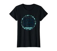 The Great Lake Times: Coastal Nostalgia T-Shirt, Women, Black, XL