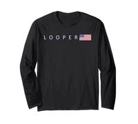 The Great Loop Looper Boating US American Flag Long Sleeve T-Shirt