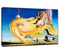 The Great Masturtr by Salvador Dali Picture Paint Picture Reproduction Print On Framed Canvas Wall Art Home Decoration 16’’ x 12’’ inch(40x 30 cm) -38mm Depth