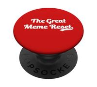 The Great Meme Reset Funny Gen Z Throwback Less AI Nostalgia PopSockets Adhesive PopGrip