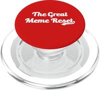 The Great Meme Reset Funny Gen Z Throwback Less AI Nostalgia PopSockets PopGrip for MagSafe