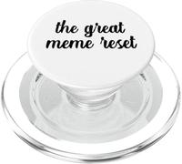 The Great Meme Reset Throwback Nostalgia Funny Gen Z No AI PopSockets PopGrip for MagSafe