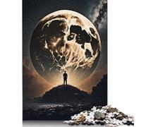The Great Moon Reach Puzzle 500 Pieces Jigsaws Wooden Puzzle for Adults And Teenager Puzzles for Adults 500pcs (52x38cm)