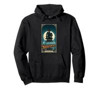 The Great Night Spooky Haunted House Scene Pullover Hoodie