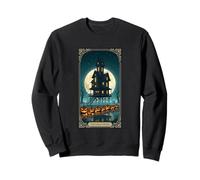 The Great Night Spooky Haunted House Scene Sweatshirt