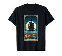The Great Night Spooky Haunted House Scene T-Shirt