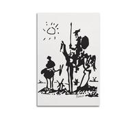 The Great Painter Pablo Picasso Minimalist Painting ''Don Quixote'' Decorative Art Poster Canvas Wall Art Decor Living Room Modern Family Bedroom 16x24inch(40x60cm) Unframe-style