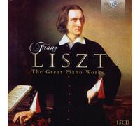 THE GREAT PIANO WORKS - VARIOUS 15 CD NEW LISZT,FRANZ