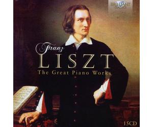THE GREAT PIANO WORKS - VARIOUS 15 CD NEW LISZT,FRANZ
