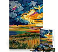 The Great Plains - Endless Horizon Jigsaw Puzzles 1000 Pieces for Adults Memory Boost Warm Time Image Assembly Fine Art Piece (50x75cm)
