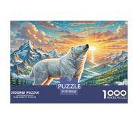 The Great Pyrenees 1000 Pieces Jigsaw Puzzles For Adults Family Challenge Toys Stress Relieving Entertainment Cultivate The Spirit of Teamwork for Family Decorations 38x26cm/1000pcs