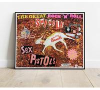 The Great Rock And Roll Swindle Movie Sex Pistols Film Promo Poster : A Huge 30"x24" Poster Print Vintage Retro Reproduction Perfect For Any Room : BRING YOUR WALLS TO LIFE !
