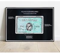 The Great Rock And Roll Swindle Sex Pistols Young Flesh Required Poster Concert Tour Live Promo : A Huge 36"x24" Poster Print Vintage Retro Reproduction : BRING YOUR WALLS TO LIFE !