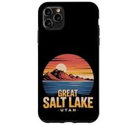 The Great Salt Lake Utah Tourist Vintage Retro Sunset Water Case for iPhone 11 Pro Max