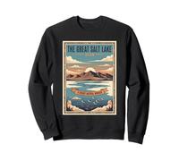 The Great Salt Lake Utah's Unique Natural Salt Water Wonder Sweatshirt