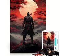 The Great Samurai 1000 Piece Jigsaw Puzzle for Teenagers Smart Game Relaxed Mind Pattern Assembly Santa Wish List (38x26cm)