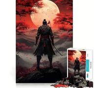 The Great Samurai 1000 Piece Jigsaw Puzzles for Adults Jigsaw Memory Lift Slow Enjoy Image Assembly Creative Gift (50x75cm)