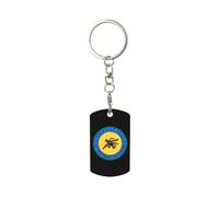 The Great Seal of The Choctaw Nation Aluminum keychain - rust-resistant and lightweight