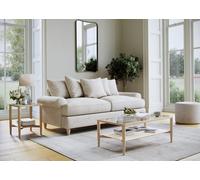 The Great Sofa Company Beatrice Large Sofa Faro Linen in Beige The Great Sofa Company Beige