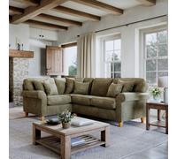 The Great Sofa Company Flora 1 Corner 2 Sofa Glory Winter Moss in Dark Green The Great Sofa Company Dark Green