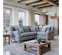 The Great Sofa Company Flora 2 Corner 1 Sofa Glory Anthracite in Mid Grey The Great Sofa Company Mid Grey