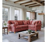The Great Sofa Company Flora 2 Corner 1 Sofa Glory Deep Terra in Terracotta The Great Sofa Company Terracotta