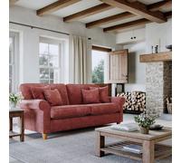 The Great Sofa Company Flora Large Sofa Glory Deep Terra in Terracotta The Great Sofa Company Terracotta