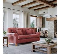 The Great Sofa Company Flora Medium Sofa Glory Deep Terra in Terracotta The Great Sofa Company Terracotta