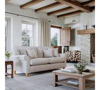 The Great Sofa Company Flora Medium Sofa Glory Pearl in Light Beige The Great Sofa Company Light Beige