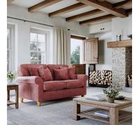The Great Sofa Company Flora Small Sofa Glory Deep Terra in Terracotta The Great Sofa Company Terracotta