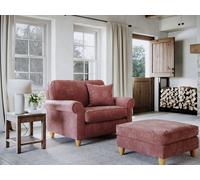 The Great Sofa Company Flora Snuggle Chair Glory Deep Terra in Terracotta The Great Sofa Company Terracotta