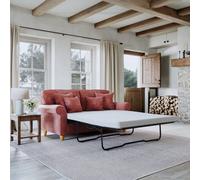 The Great Sofa Company Flora Sofa Bed Glory Deep Terra in Terracotta The Great Sofa Company Terracotta