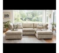 The Great Sofa Company Hyde U Shape Corner Sofa in Stone The Great Sofa Company Stone