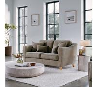 The Great Sofa Company Jackson 2 Seater Chenille Sofa in Light Brown The Great Sofa Company Light Brown 2 Seater