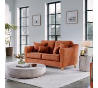 The Great Sofa Company Jackson 2 Seater Chenille Sofa in Terracotta The Great Sofa Company Terracotta 2 Seater