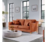 The Great Sofa Company Jackson 4 Seater Chenille Sofa in Terracotta The Great Sofa Company Terracotta