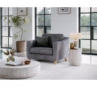 The Great Sofa Company Jackson Snuggle Chair City Steel in Grey The Great Sofa Company Grey
