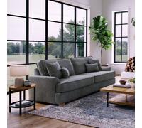 The Great Sofa Company Ophelia 4 Seater Chenille Sofa in Dark Grey | Size: 3 Seater The Great Sofa Company Dark Grey 3 Seater