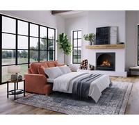 The Great Sofa Company Ophelia Chenille Sofa Bed in Red | Size: 2 Seater The Great Sofa Company Red 2 Seater