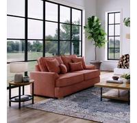 The Great Sofa Company Oriana 2 Seater Chenille Sofa In Ruby