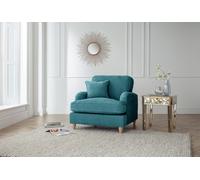 The Great Sofa Company Orla Arm Chair Manhattan Apricot in Emerald The Great Sofa Company Emerald
