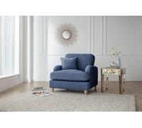 The Great Sofa Company Orla Arm Chair Manhattan Apricot in Navy The Great Sofa Company Navy