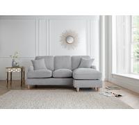The Great Sofa Company Orla Right Hand Chaise Sofa Manhattan Charcoal in Light Grey The Great Sofa Company Light Grey