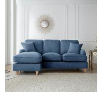 The Great Sofa Company The Swift Left Hand Chaise Sofa - Navy