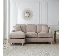 The Great Sofa Company The Swift Left Hand Chaise Sofa - Putty