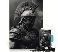 The Great Spartan Warrior Jigsaw Puzzles for Adults 1000 Pieces Brain Challenge Toy Quiet Fun Precise Cut Wall Art Decor (50x75cm)