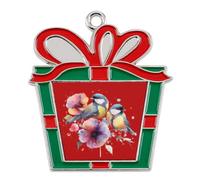 The Great Tit Birds Christmas Tree Ornaments Decor Trapezoid