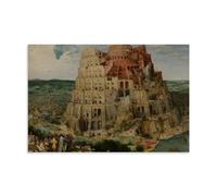 The Great Tower Of Babel By Pieter Bruegel The Elder Poster Decorative Painting Canvas Wall Posters And Art Picture Print Modern Family Bedroom Decor Posters 08x12inch(20x30cm)